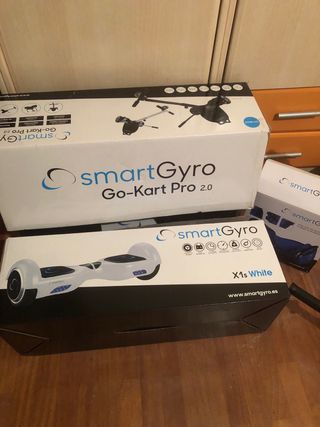 SmartGyro Silla Go-Kart pro y Hoverboard X1s white
