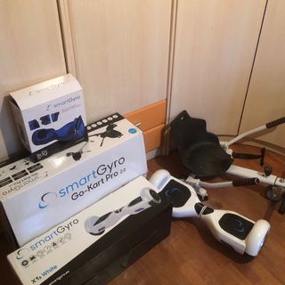 SmartGyro Silla Go-Kart pro y Hoverboard X1s white