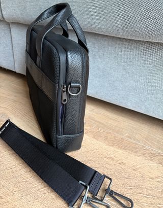 Maletín y Bandolera Lacoste Negro