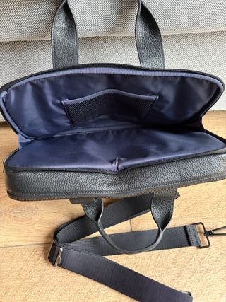 Maletín y Bandolera Lacoste Negro