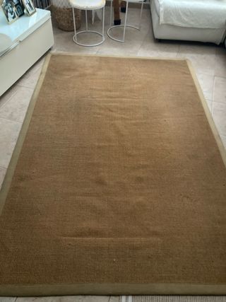 Tappeto in rafia naturale