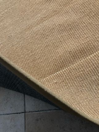 Tappeto in rafia naturale