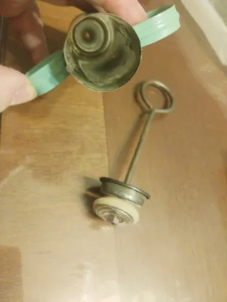 Jeringuilla antigua decoración glaseado