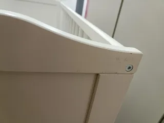 Cuna Ikea con ropa de cama