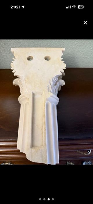 Colonne corinzie decorative per parete