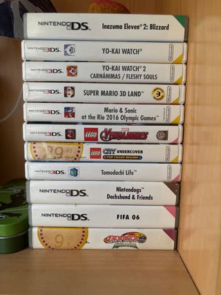 Juegos Nintendo DS y 3DS