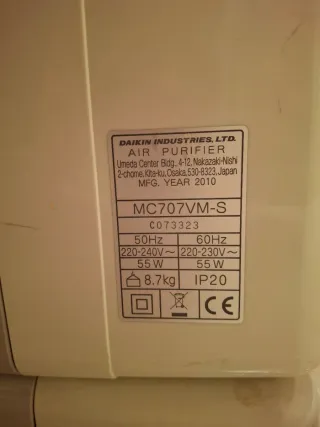 Purificador de aire DAIKIN portátil