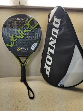 Pala de Pádel Vairo 5.1 con funda Dunlop