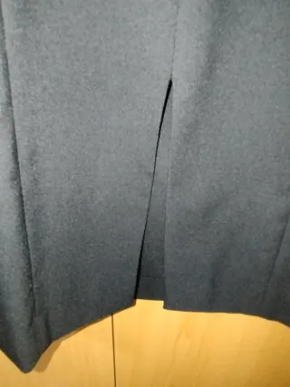 Vestido largo negro sin mangas mujer