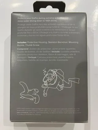 Carcassa subacquea GoPro Hero fino a 60M