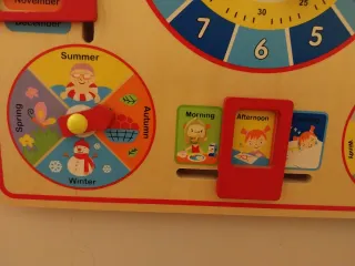 Calendario Infantil Madera Estaciones Días