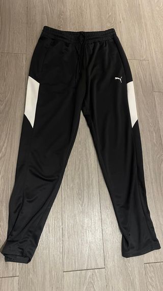 Pantalón chándal Puma negro y blanco