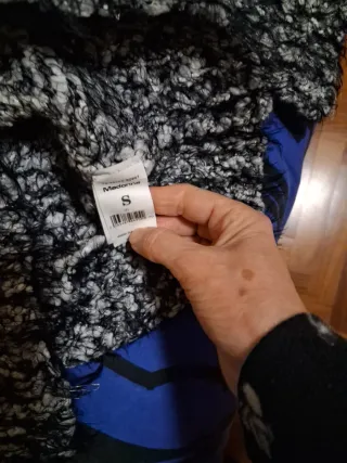 Maglione donna sfumato grigio/nero