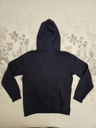 Sudadera azul con capucha y cremallera Talla XL