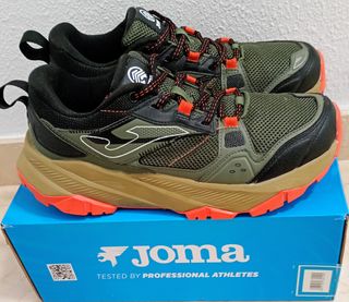Zapatillas Joma RECON Talla 40 Verde Naranja