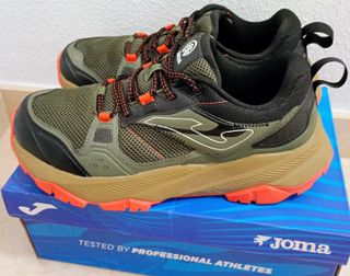 Zapatillas Joma RECON Talla 40 Verde Naranja