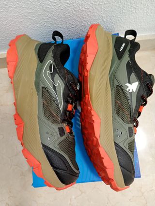 Zapatillas Joma RECON Talla 40 Verde Naranja