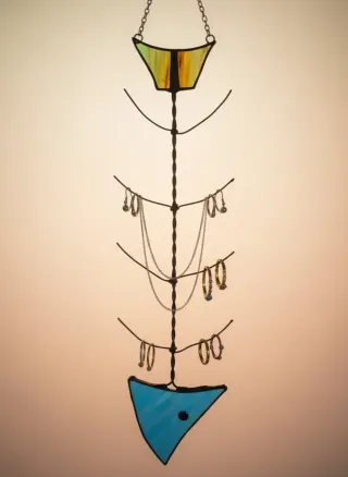 Organizador de Joyas Único Estilo Pez