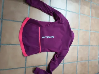 Chaqueta y maillot B'TWIN rosa negro mujer talla M