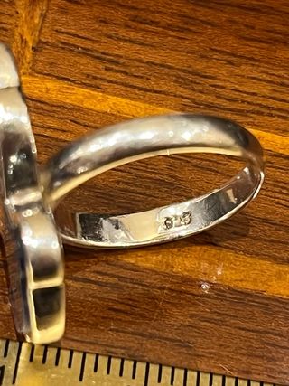 Anillo Tous Piedra Azul Plata ojo a la talla