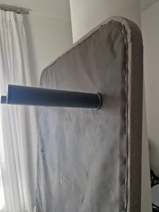 Base tapizada transpirable 90x190 cm para colchón