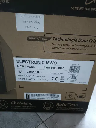 Microondas Whirlpool MCP349 SL