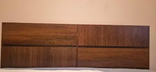 Cómoda de madera con espejo Mesitas de noche
