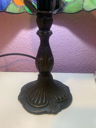 2 Lamparas Tiffany Cristal y Metal