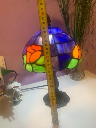 2 Lamparas Tiffany Cristal y Metal