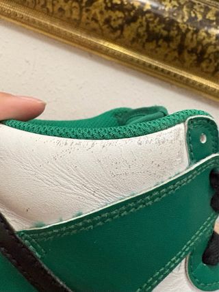 Nike Dunk High verdes y blancas talla 38