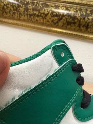 Nike Dunk High verdes y blancas talla 38