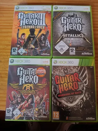 Pack juegos Guitar Hero Xbox 360