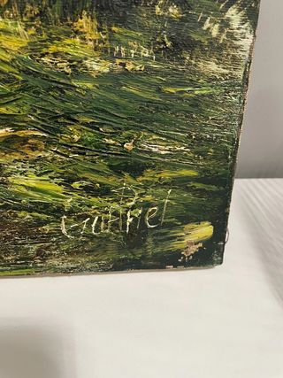 Cuadro al óleo estilo impresionista