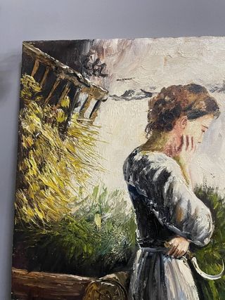 Cuadro al óleo estilo impresionista