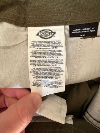 Pantaloni Cargo Dickies Eagle Bend Verdi W30