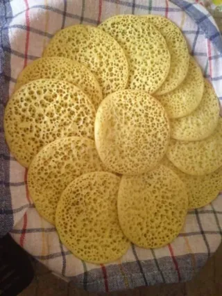 Baghrir marroquí casero