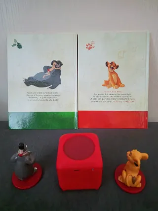 2 AUDIOCUENTOS DISNEY FIGURAS + LIBROS + ALTAVOZ
