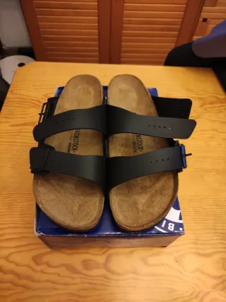 Sandalias Birkenstock Hombre Negras Arizona Pro