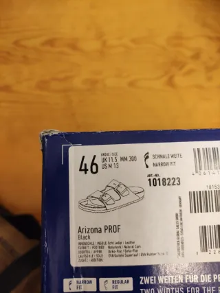 Sandalias Birkenstock Hombre Negras Arizona Pro