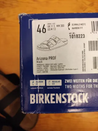 Sandalias Birkenstock Hombre Negras Arizona Pro