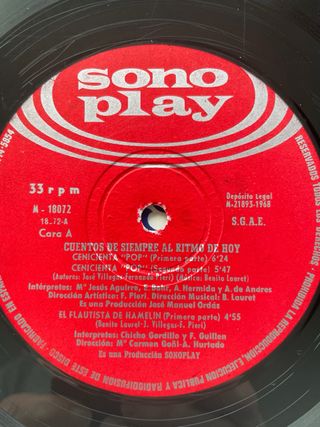 Lp Cuentos Infantiles Pop