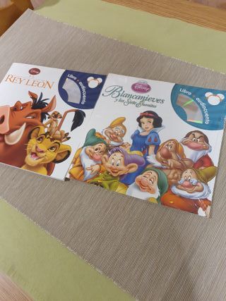 Libros + audio cuento Disney. Nuevo.