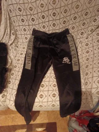 Pantalón chándal Silk Skim negro