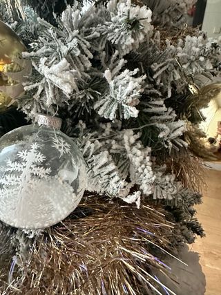 Árbol de Navidad Nevado 180cm Leroy Merlin