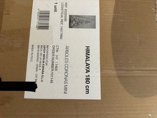 Árbol de Navidad Nevado 180cm Leroy Merlin