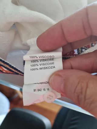 Anany T S Camisa blanca bordados étnicos