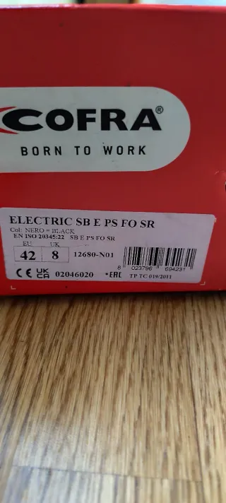 Zapatos de seguridad COFRA Talla 42