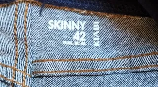 Pantalón premamá / embarazo azul/vaquero y negro