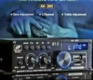 Amplificador AK380 Bluetooth 800W + Mando + Fuente