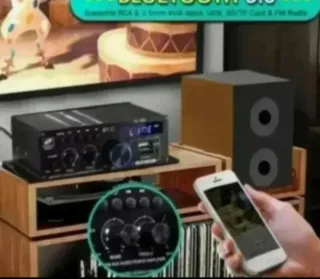 Amplificador AK380 Bluetooth 800W + Mando + Fuente